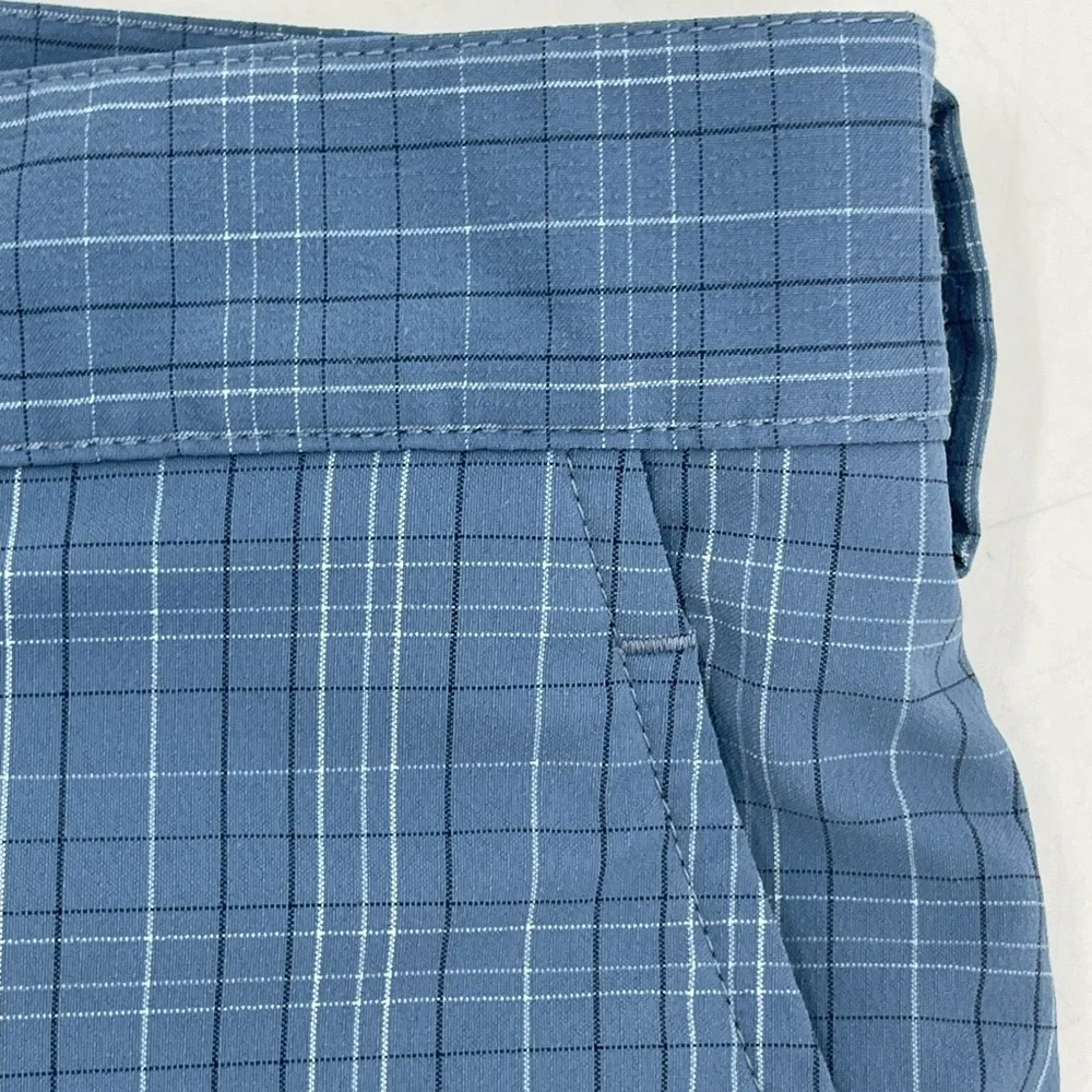 Nike Golf Fit Dry Performance‎ Shorts Blue Plaid 319691-413 Men’s Size 40